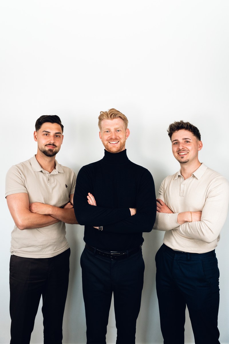 Das Team von Gravitas Invest: Pascal Blaß, Tim Klos und Finn Klein