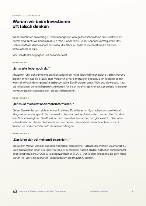 Leseprobe: Die größten Denkfehler