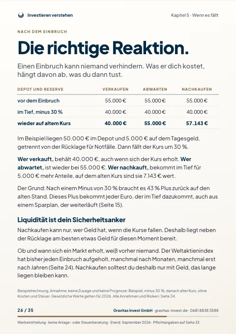 Leseprobe: Die richtige Reaktion