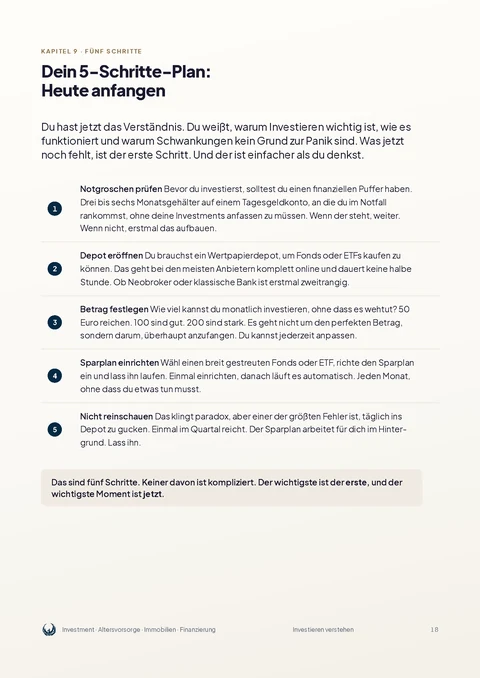 Leseprobe: Dein 5-Schritte-Plan