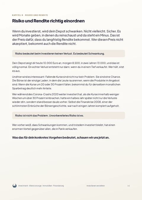 Leseprobe: Risiko richtig einordnen