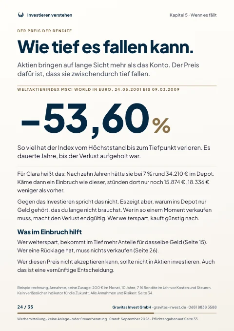 Leseprobe: Wie tief es fallen kann